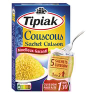 Tipiak couscous sachet cuisson 5x100g