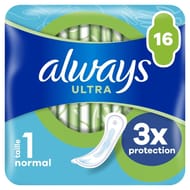 Always ultra jour serviettes normal taille 1 x16