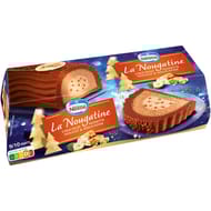 Nestlé bûche la nougatine chocolat noisette nougat & nougatine 9/10 parts 540g