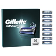 Gilette mach3 recharges de lames de rasoir pour homme x8