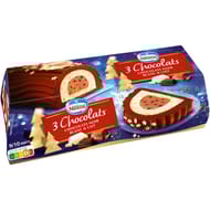 Nestlé bûche 3 chocolats 9/10 parts 540g