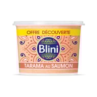 Blini tarama saumon 255g offre découverte