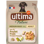 Ultima nature chien medium maxi poulet 3kg