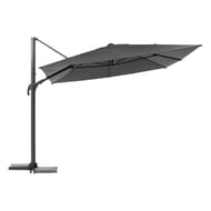 Parasol décentre melhia 4x3m anthracite