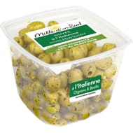 Olives vertes denoyautées à l'italienne 400g