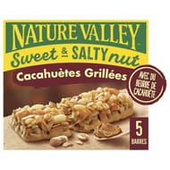 Nature Valley barre céréales sweet & salty nut cacahuetes 5x30g