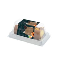 L'Angelys bûche crème glacée chocolat noir sorbet mandarine 750ml 500g