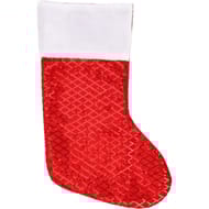 Chaussette pailletée de noël
