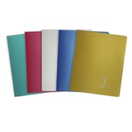 Clairefontaine kover book 17x22 cm seyes bleu clair translucide