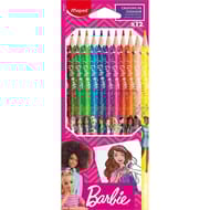 Maped crayons de couleur barbie x12 boîte carton