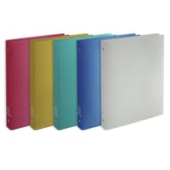 Exacompta classeur 4 anneaux polypro opque silver
