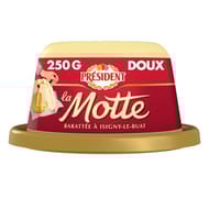 Président beurre gastronomique motte doux 250g