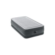 Lit gonflable comfort plush 1 place elec fiber tech