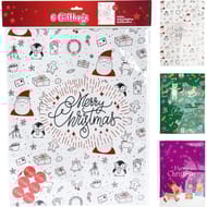 Sac cadeau décor noël x6