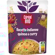 Céréal bio quinoa et boulghour à l'indienne 220g