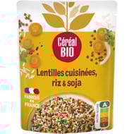 Céréal bio doy cuisine lentilles riz soja 250g