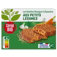 Céréal bio galettes épeautre et boulghour aux petits légumes 200g
