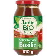 Jardin bio étic sauce tomate basilic bio 510g