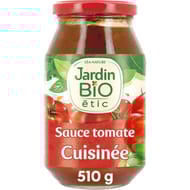 Jardin bio étic sauce tomate cuisinée bocal verre 510g
