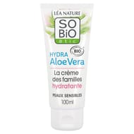 So bio crème des familles aloé vera peaux sensibles et réactives bio 100ml