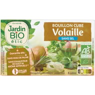 Jardin bio etic bouillon cube volaille sans sel bio 72g