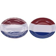 Assiettes jetables drapeau France x10