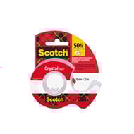 Scotch ruban adhésif super transparent 25 mètresx19 mm rouleau dévidoir
