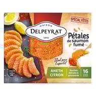 Delpeyrat pétales saumon fumé aneth citron 160g