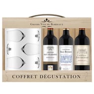 Coffret Dégustation 3x75 cl + 3 VERRES