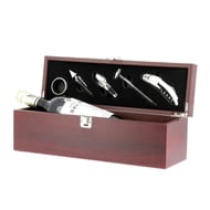 Coffret Prestige 5 Accessoires + Bordeaux Rouge Château Bel AIr 13% Vol. 75 cl