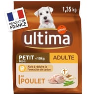 Ultima croquettes chien mini adulte poulet 1.35kgs