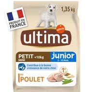 Ultima croquettes chien mini junior 1.35kgs