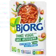 Bjorg émincé veggie sauce mexicaine bio 250g