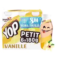 Petit Yop aromatisé vanille 6x180g