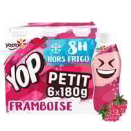 P'tit yop aromatisé framboise 6x180g