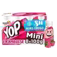 Yop mini goût framboise 8x100g