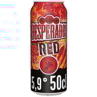 Desperados red bière aromatisée téquila, cachaça, guarana 50 cl 5,9% Vol.