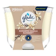 Glade bougie longue durée romantic vanilla blossom 204g