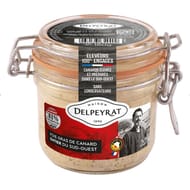 Delpeyrat foie gras de canard entier du sud ouest bocal 180g