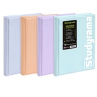 Agenda 150x210 1 jour/ page 352 pages couverture pu amovible 3 couleurs assorties studyrama glitter