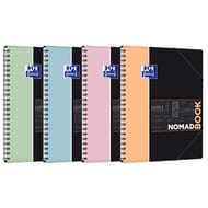 Nomadbook oxford pastel étudiants intégrale et 4 trous s4+160 page