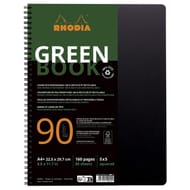 Cahier microperf 225x297 160pages 5x5+mo noir rhodia