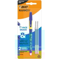 Bic stylo effacable encre bleue x1+2 recharges