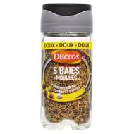 Ducros flacon mélange 5 baies moulues doux n°3  35g