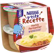 Nestlé p'tite recette hachis parmentier dès 8 mois 2x200g