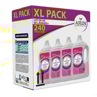 Arun lessive couleurs intenses xxl lot de 4 x 60 doses