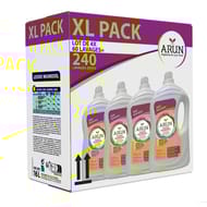 Arun lessive savon de marseille xxl lot de 4 x 60 doses