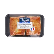 Feuilleté jambon champignons fe barquette noire 2x120g