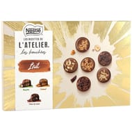 Nestle les recettes de l'atelier les bouchees lait 406g