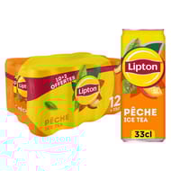 Lipton ice tea peche 10+2 x33cl gratuites